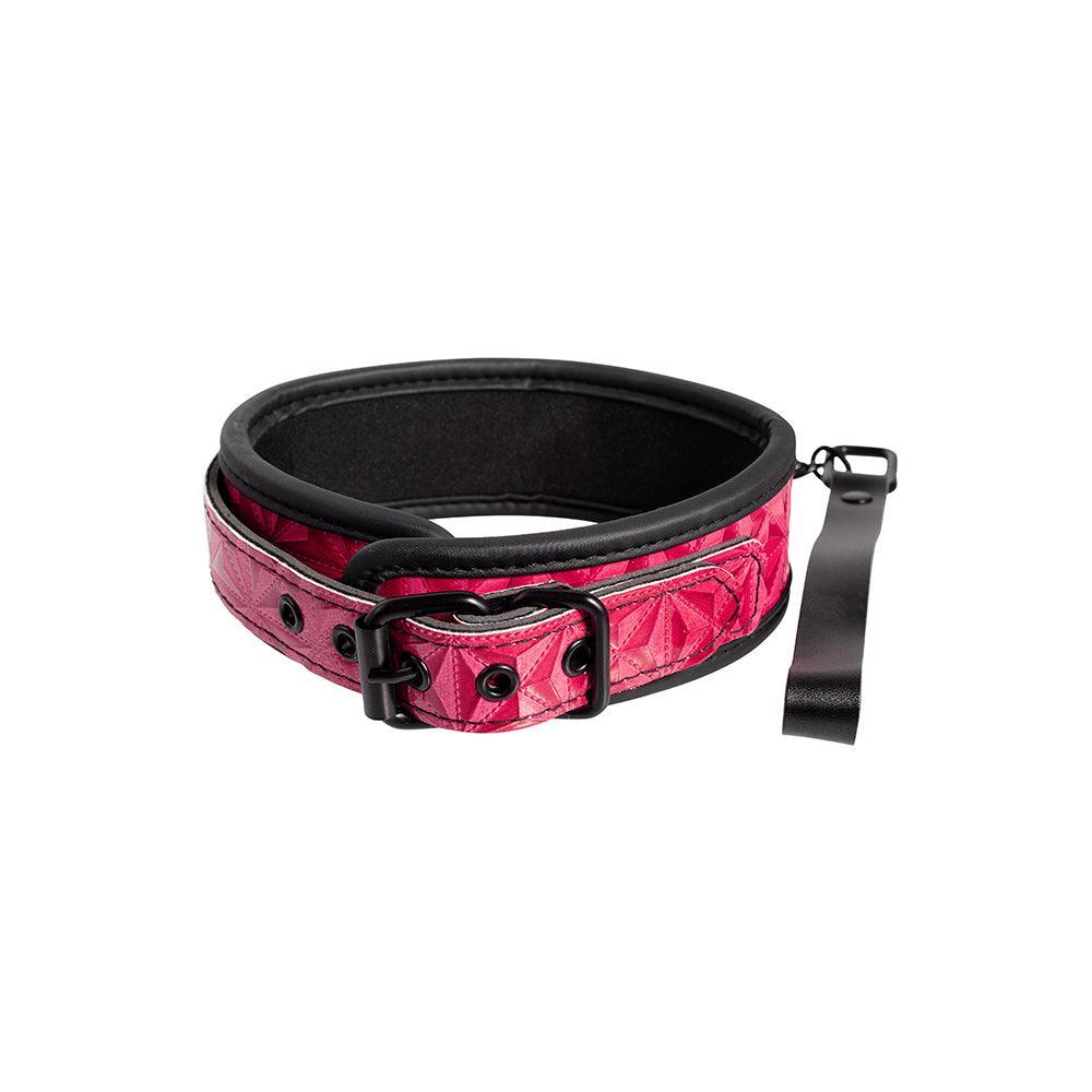 Power Play Collar and Leash - Enhance Your Bondage Play in Pink-BestGSpot