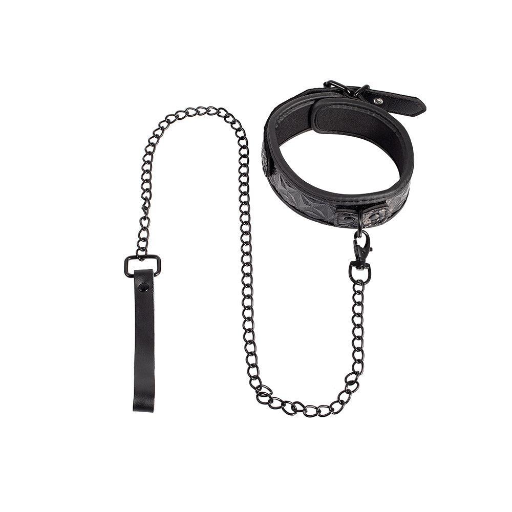 Power Play Collar and Leash Set - Unleash Your Desires-BestGSpot