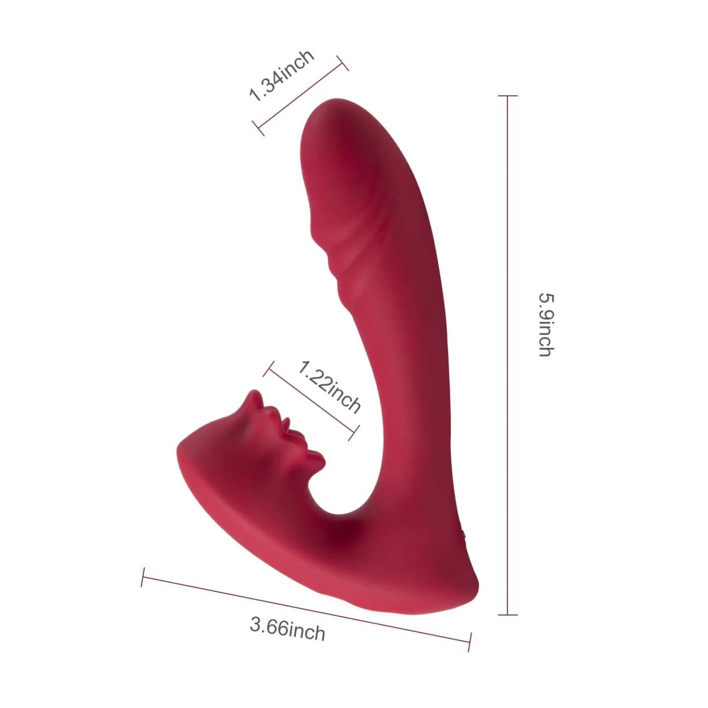 Lacy G-Spot Vibrator with Clit-Licking Tongue - Intense Pleasure Delivered-BestGSpot