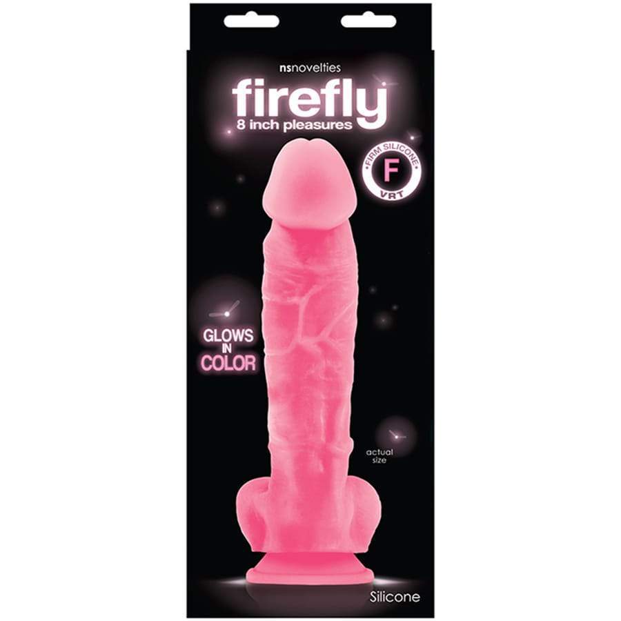 Firefly Pleasures Glowing Suction Cup Dildo-BestGSpot