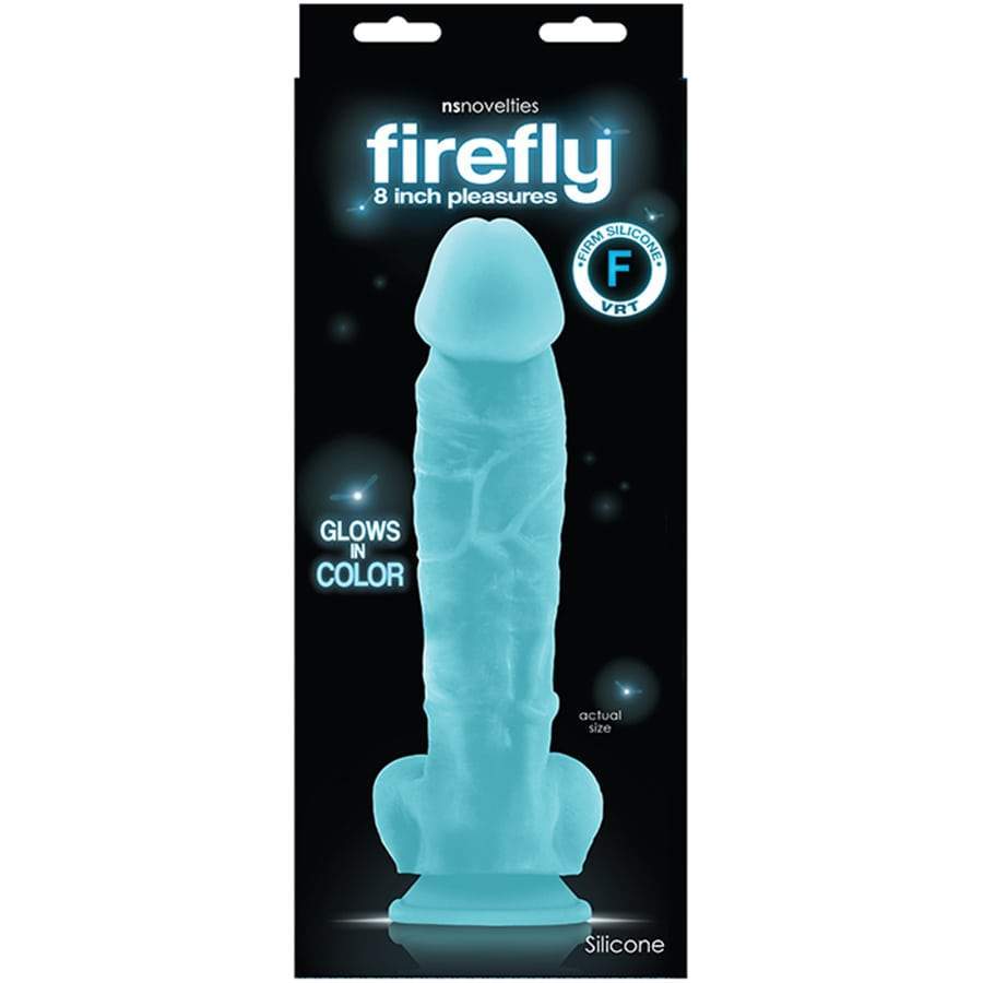 Firefly Pleasures Glowing Suction Cup Dildo-BestGSpot