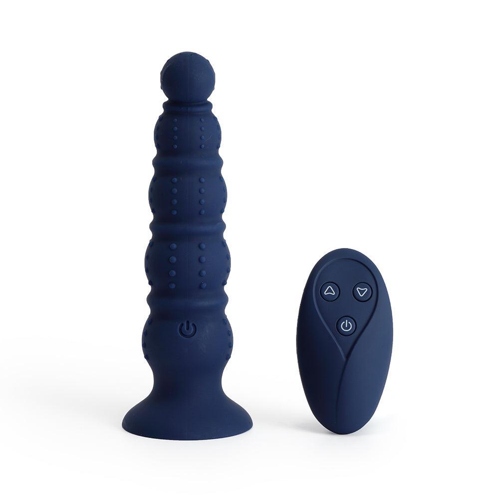 Bryan Remote Control 5-Beaded Vibrating Anal Plug - Explore New Pleasurable Depths-BestGSpot
