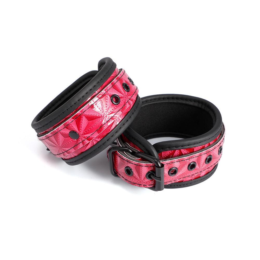 Pink Ankle Cuffs for Kinky Play-BestGSpot