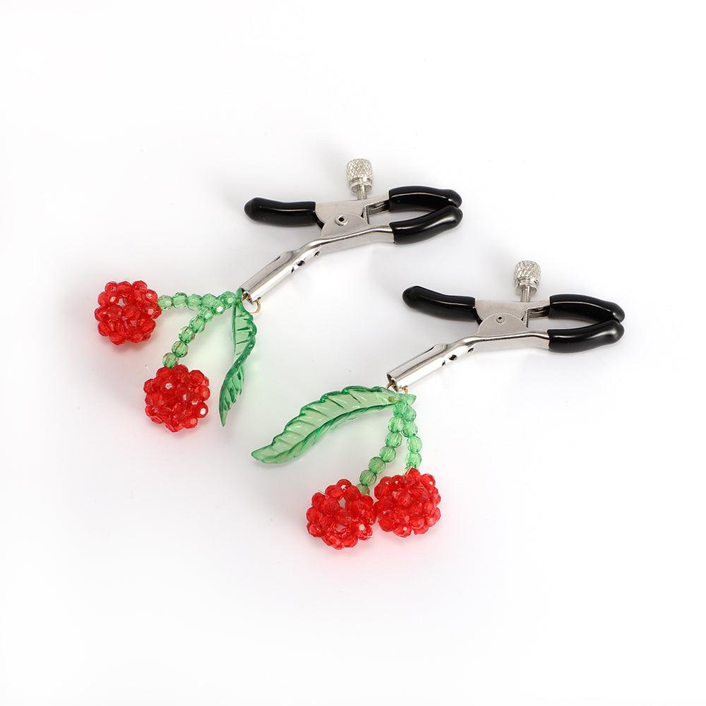 Cherry Bondage Nipple Clamps-BestGSpot