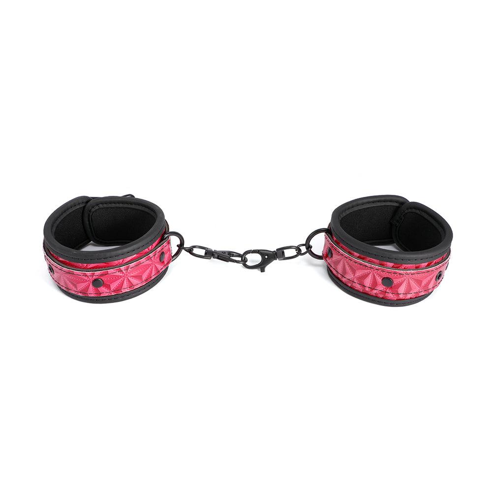 Pink Ankle Cuffs for Kinky Play-BestGSpot