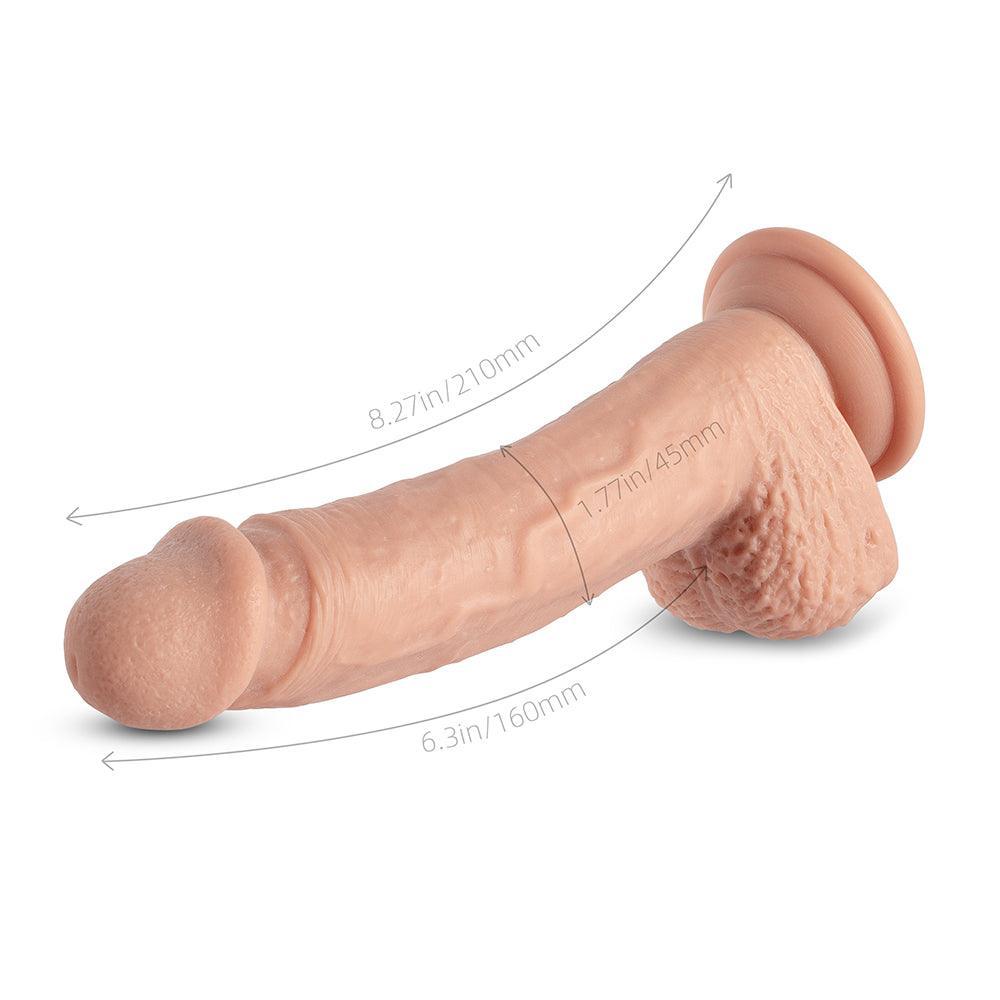 Dene Realistic Suction Cup Dildo (6.5")-BestGSpot