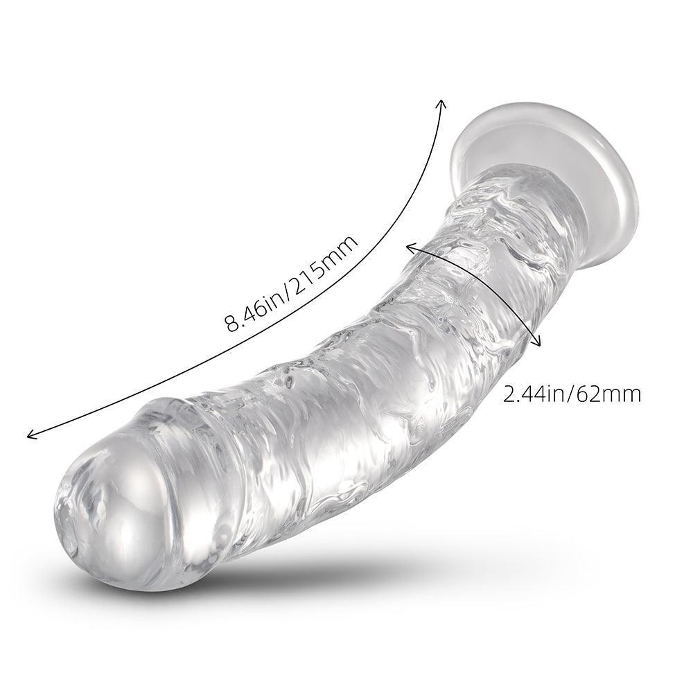 Call Me Daddy Jelly Suction Cup Dildo - 8-Inch Pleasure Master-BestGSpot