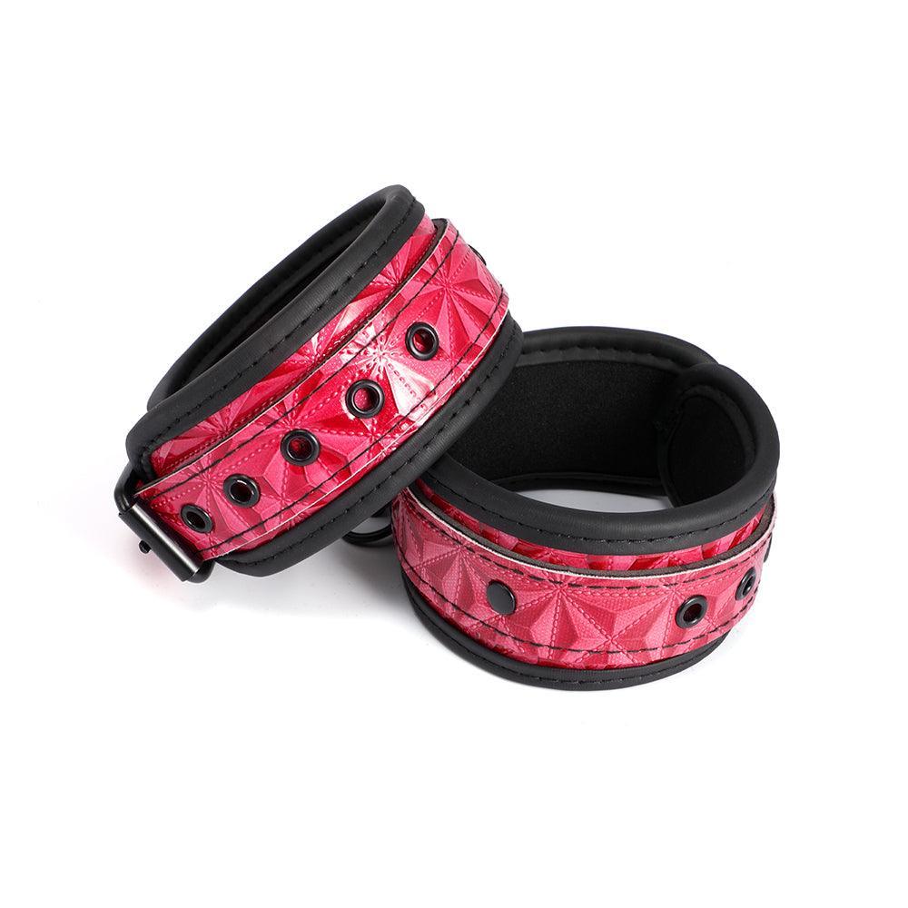 Pink Ankle Cuffs for Kinky Play-BestGSpot