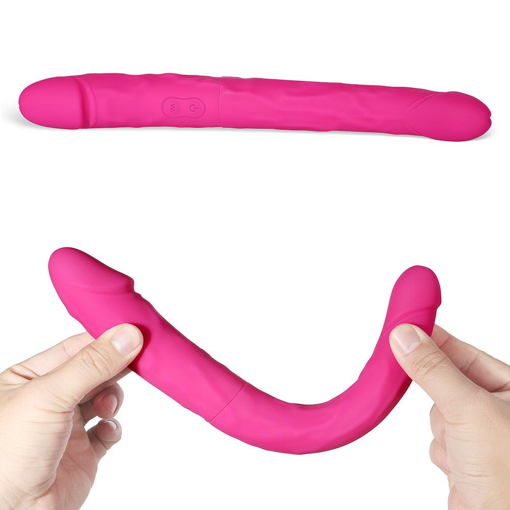 Sappho Double-Sided Dildo Vibrating - Explore Pleasure in Every Inch-BestGSpot