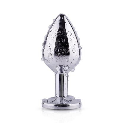 Red Gem Zinc Alloy Butt Plug - Elegant Pleasure Jewe-BestGSpot