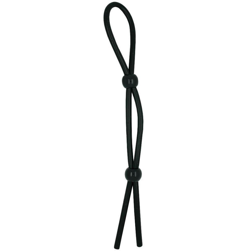 Black Adjustable Cock Tie - Fits Most Sizes!-BestGSpot