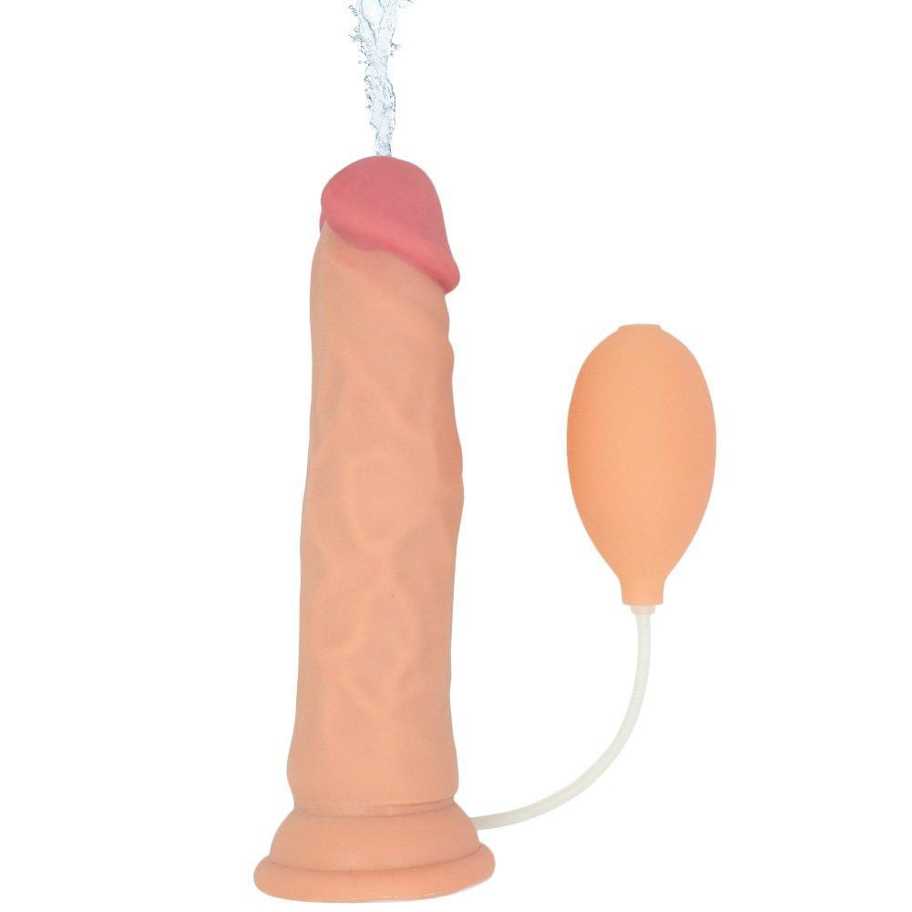 Real Feel Squirting Dildo - Suction Cup Base!-BestGSpot