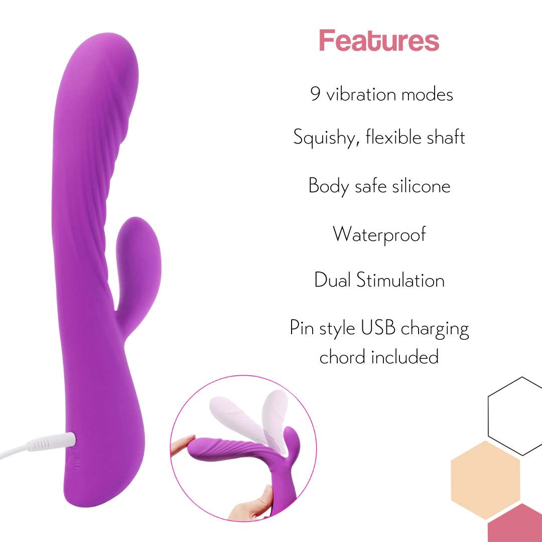 G-Spot Clit Stimulator Rabbit Vibrator - Unleash Dual Pleasure-BestGSpot