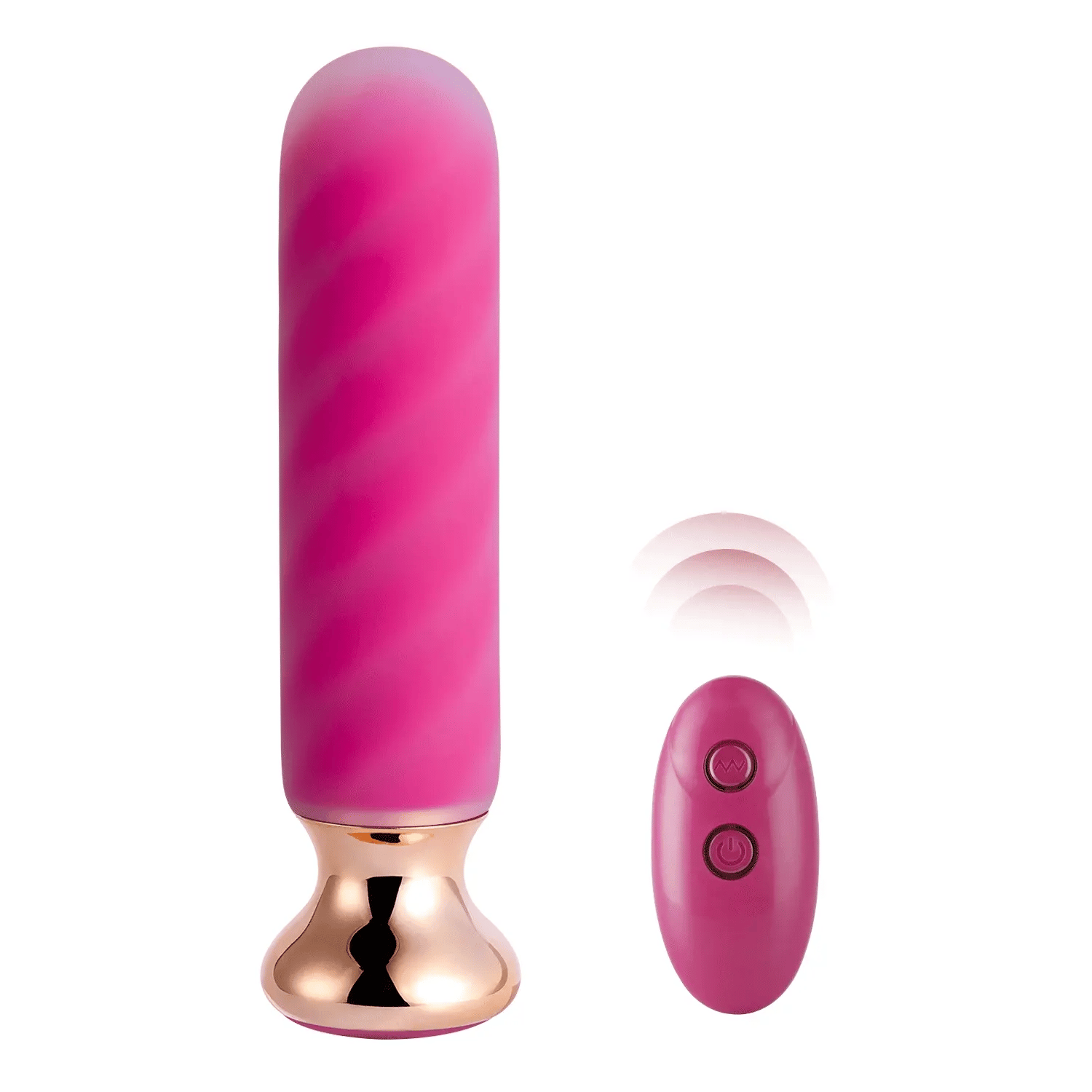 Rose Twister – Hands-Free Remote Vibrating Anal Plug-BestGSpot