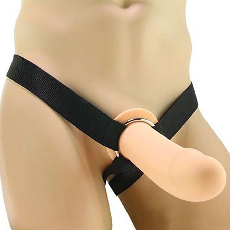 Silicone Hollow Strap-On With Jock Strap-BestGSpot