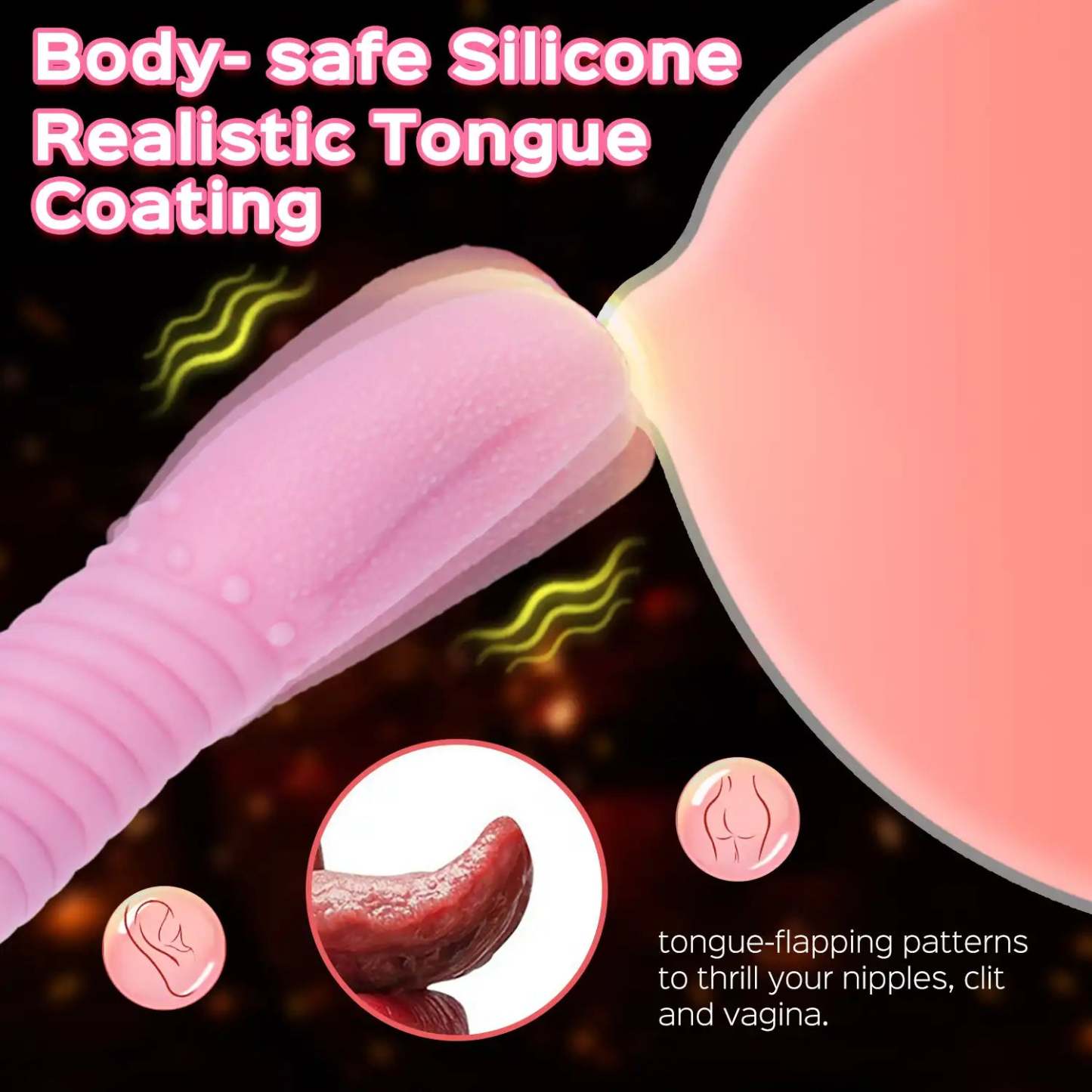 Tongue Demon - Heating Multi-function Tongue Vibrator-BestGSpot