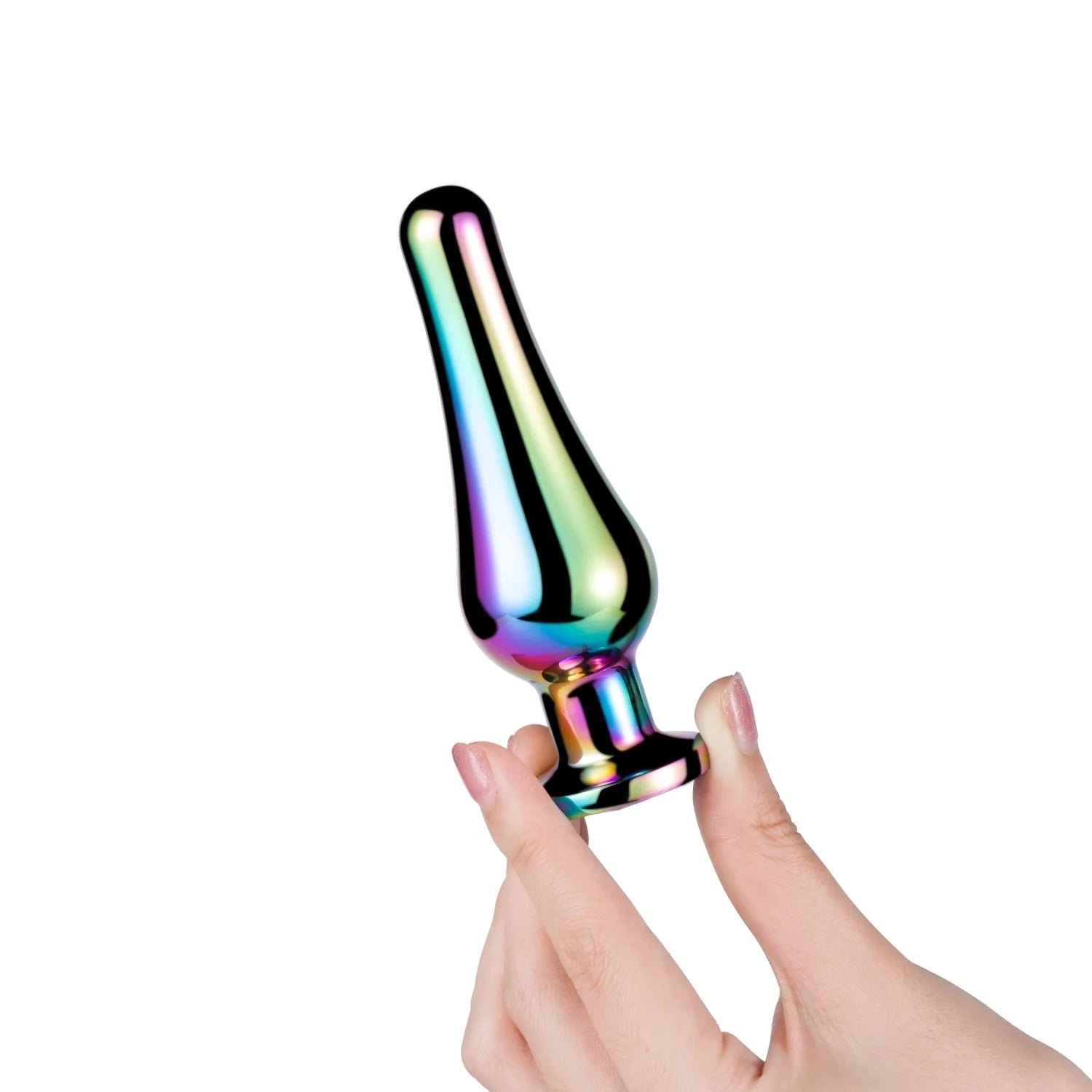 Vase Gem Radiance Curved Metal Gem Butt Plug: Add Glamour to Your Intimate Pleasure-BestGSpot