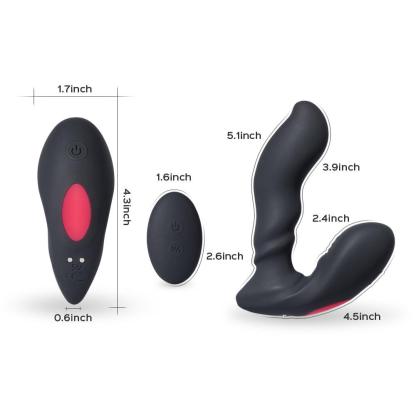 Kingsley Remote Control Butt Plug - Vibrating Anal Toy-BestGSpot