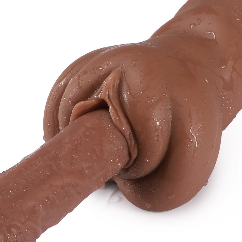 Ultra-Realistic Textured Pocket Pussy Masturbator: 1.58 lb-BestGSpot