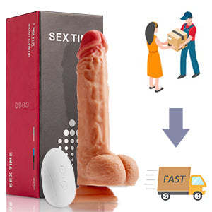 8.5" Vibrating Thrusting Dildo - Realistic & Remote Control-BestGSpot