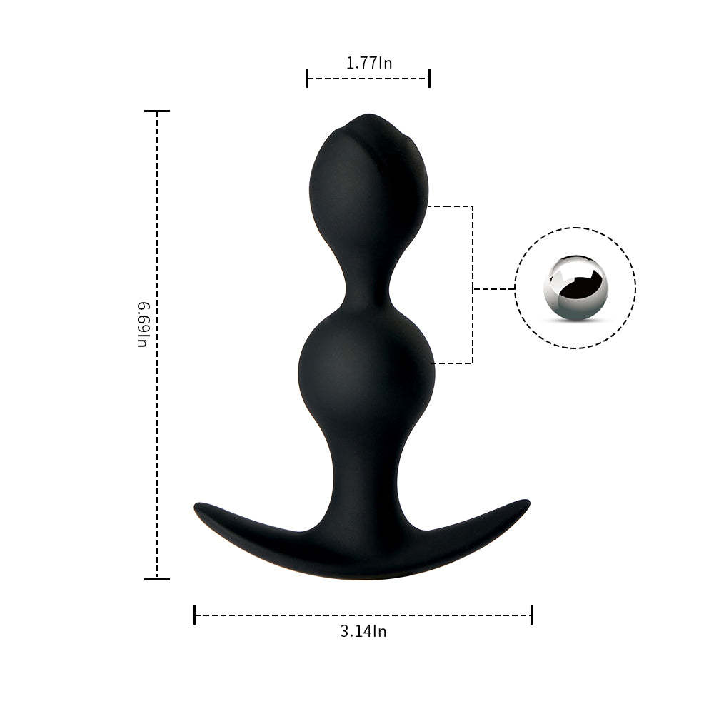 Rose Bud Butt Plug with Centrifugal Beads-BestGSpot