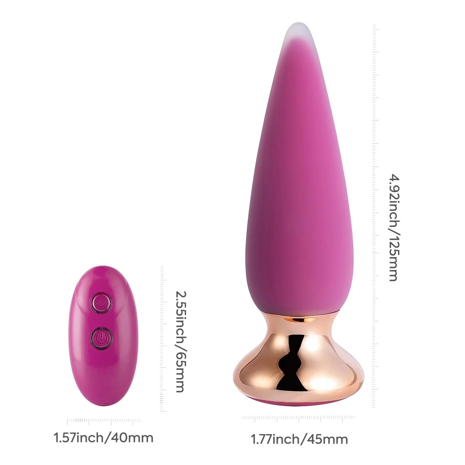 Vibrating Anal Plug with Remote Control - Enhance Your Intimate Adventures-BestGSpot