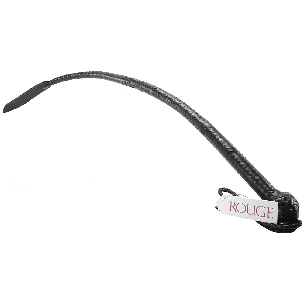 Black Leather Devil's Tail Whip-BestGSpot