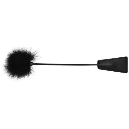 Black & White Crop with Feather Tickler-BestGSpot