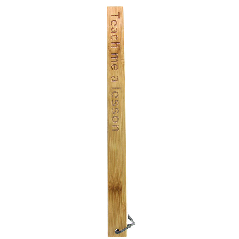 Teach Me a Lesson Bamboo Paddle-BestGSpot