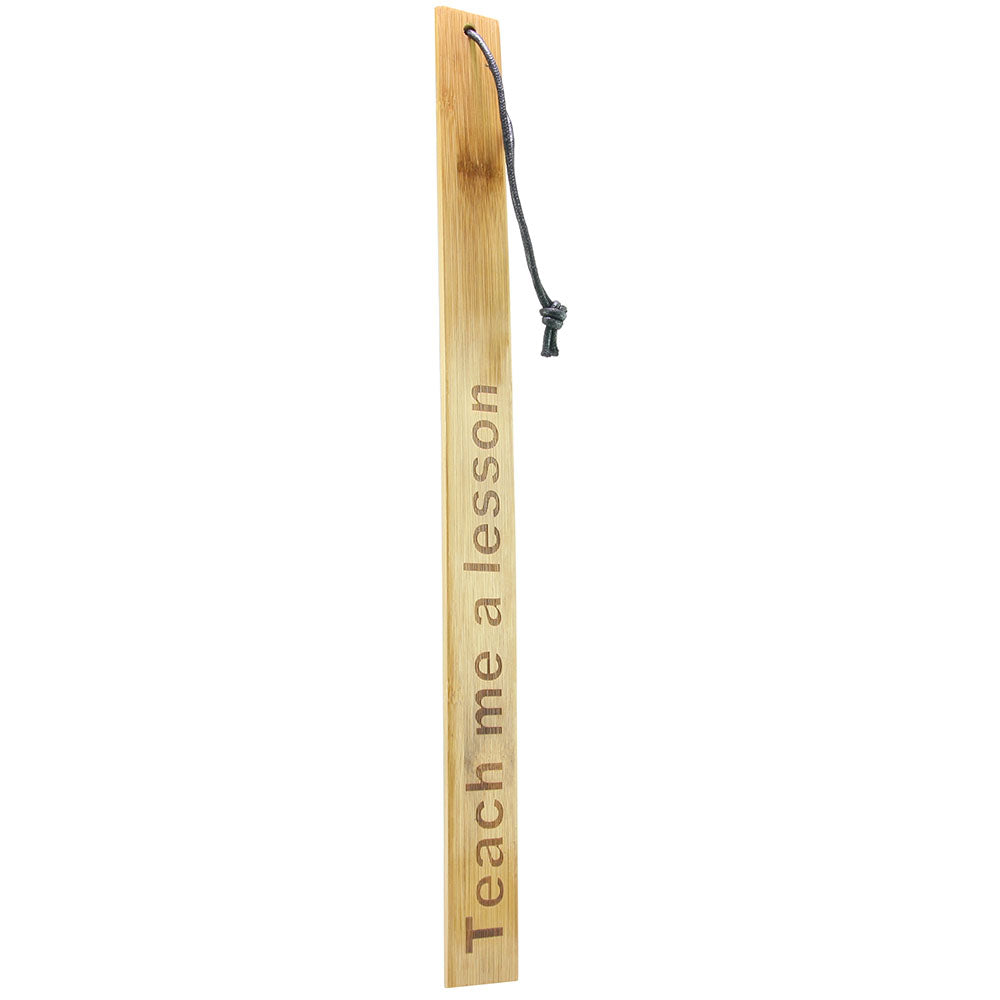 Teach Me a Lesson Bamboo Paddle-BestGSpot