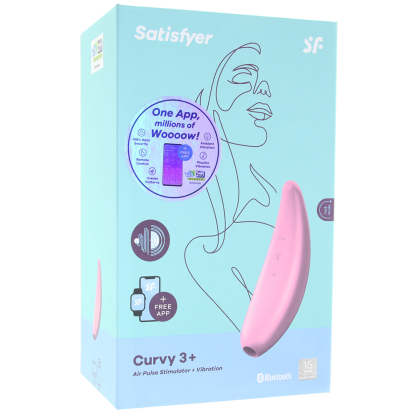 Satisfyer Curvy 3+ Air Pulse Stimulator-BestGSpot