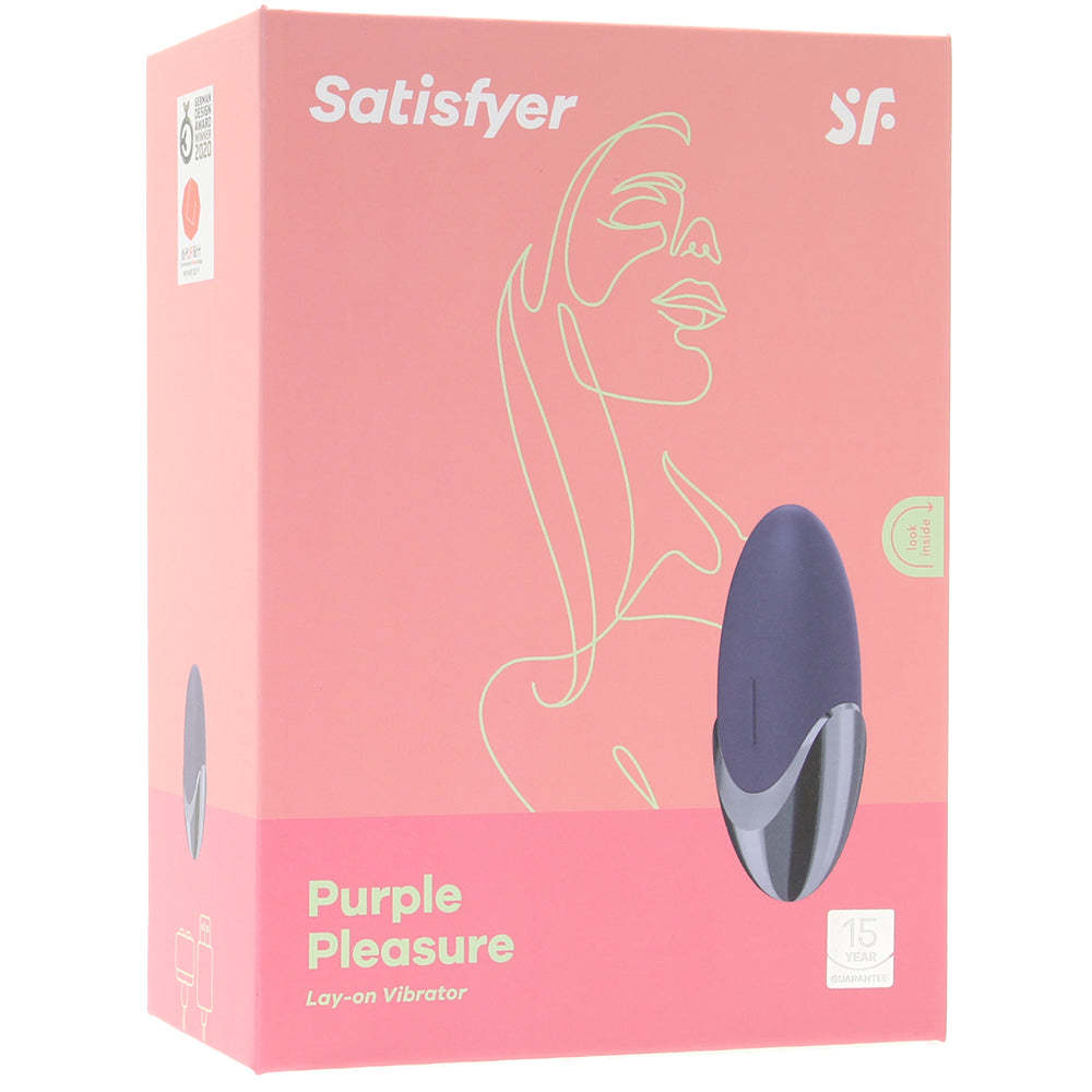 Satisfyer Purple Pleasure Lay-On Vibrator-BestGSpot