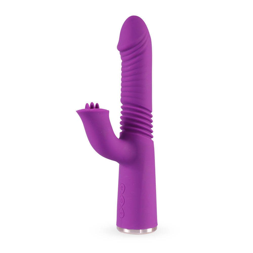 Aria Thrusting G-Spot and Clit Licking Rabbit Vibrator: Ultimate Pleasure-BestGSpot