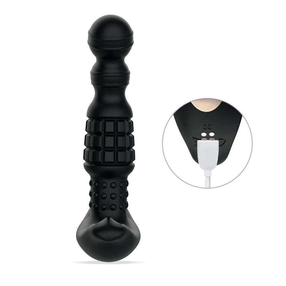 Pineapple Man Prostate Massager - Rolling Bead Vibrations for Ultimate Pleasure-BestGSpot