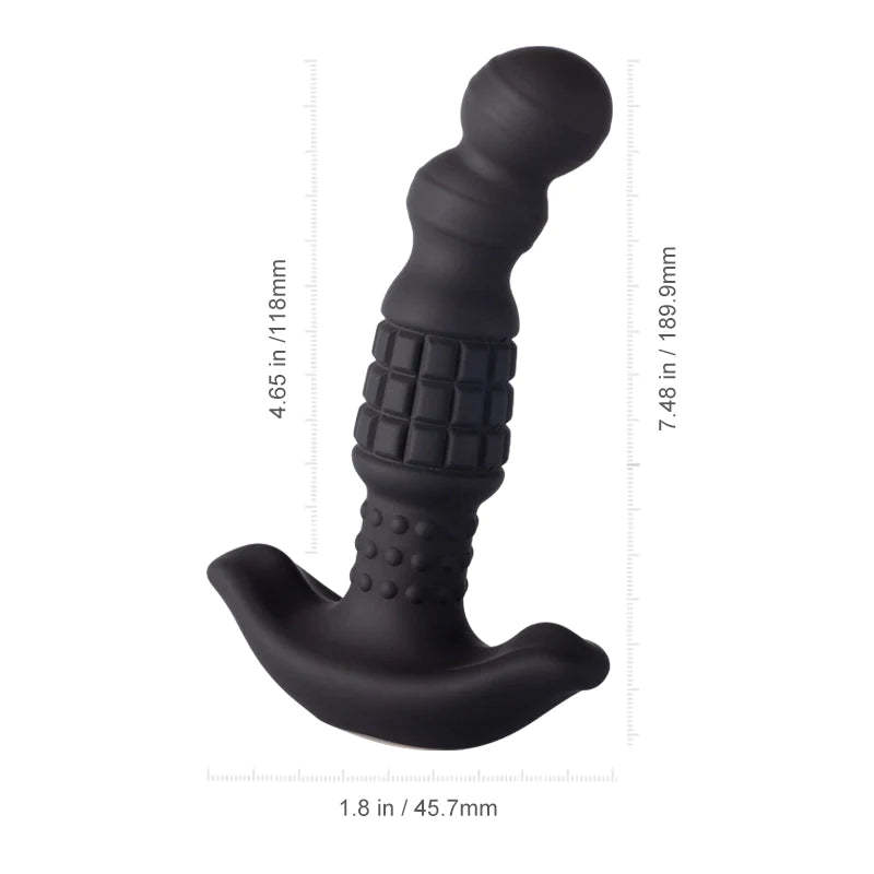 Pineapple Man Prostate Massager - Rolling Bead Vibrations for Ultimate Pleasure-BestGSpot