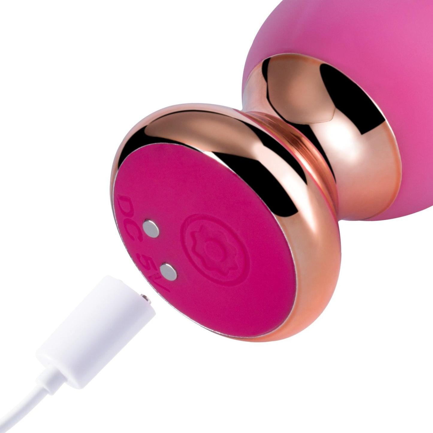 Pink Holic – Curved Remote Vibrating Anal Plug-BestGSpot