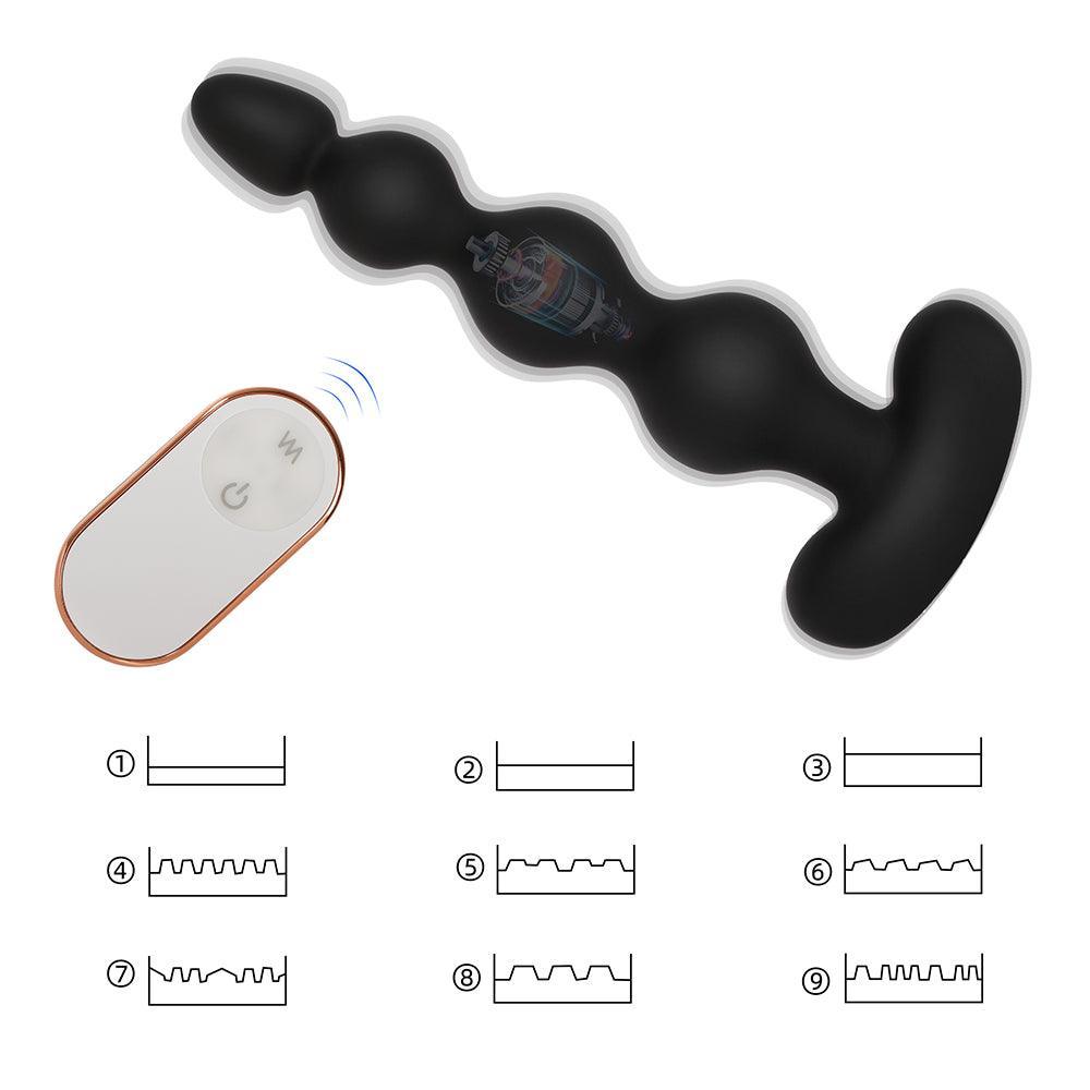 Ripple Vibrating Anal Bead - Explore Sensational Pleasure-BestGSpot