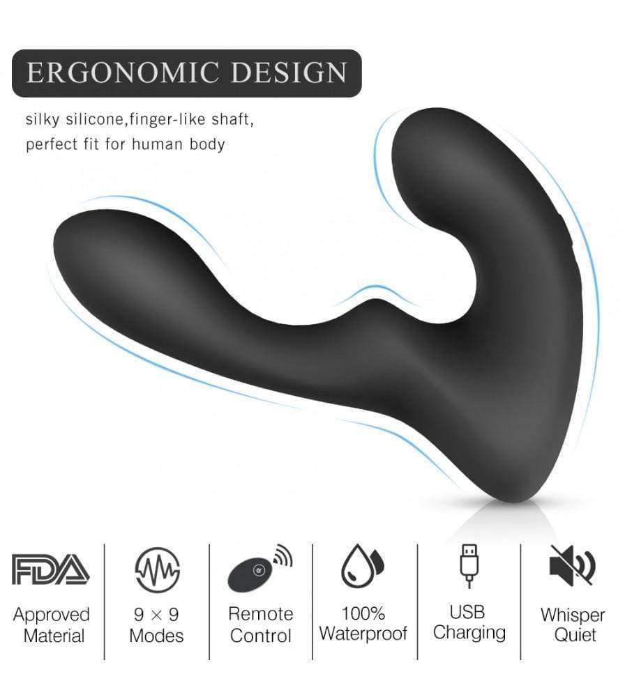 9-Pattern Vibration Double Motor 30 Wave-Motion Prostate Massager-BestGSpot