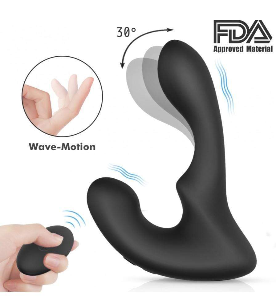 9-Pattern Vibration Double Motor 30 Wave-Motion Prostate Massager-BestGSpot