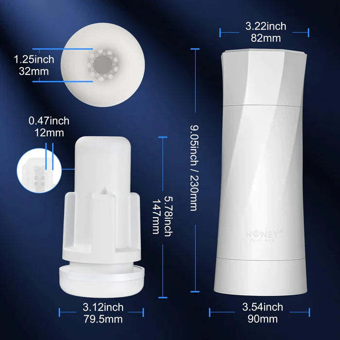 Sky Intense Suction Vibration Blowjob Machine - Unleash Heavenly Pleasure-BestGSpot