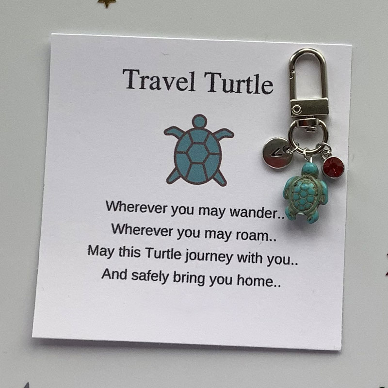 Handmade Turtle keychain-Buy 2 Get Free shipping - Sunshine Crafts