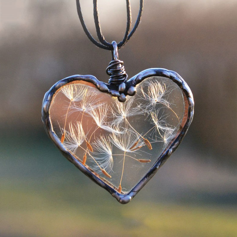 Dandelion Wish necklace