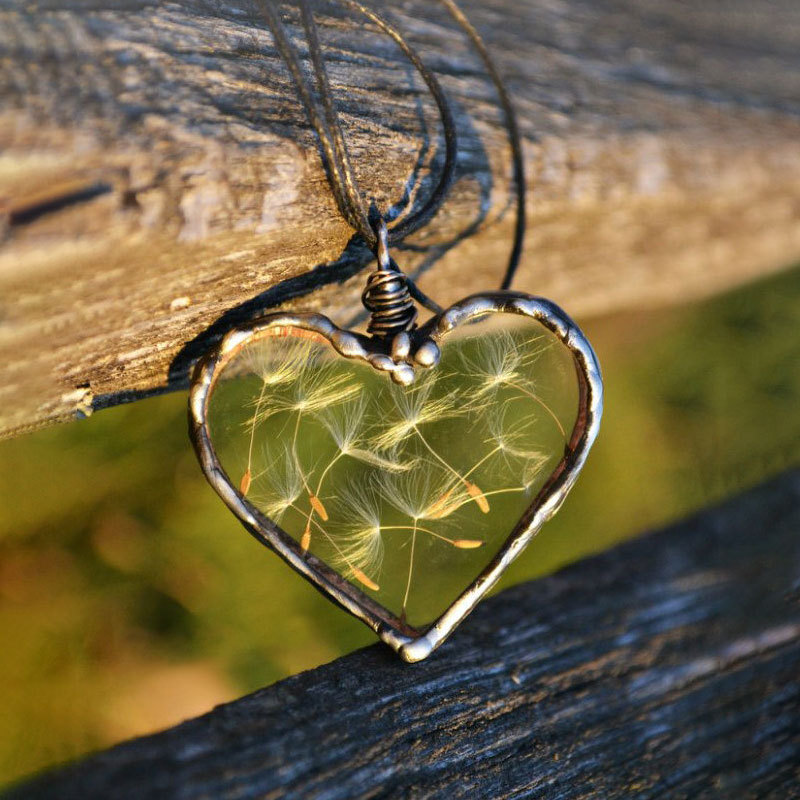 Dandelion Wish necklace