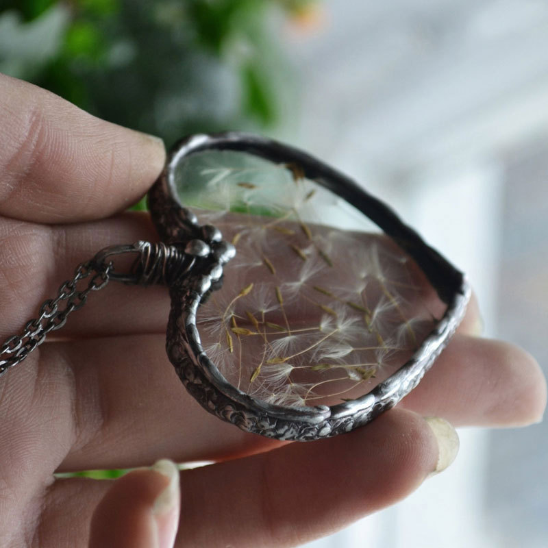 Dandelion Wish necklace