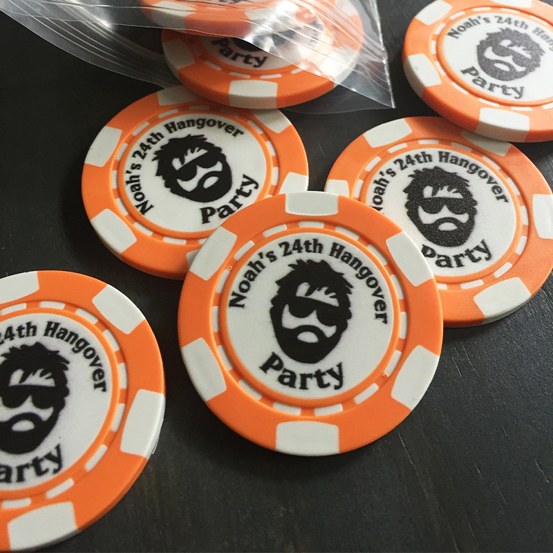 Custom Poker Chips Your Image or Text