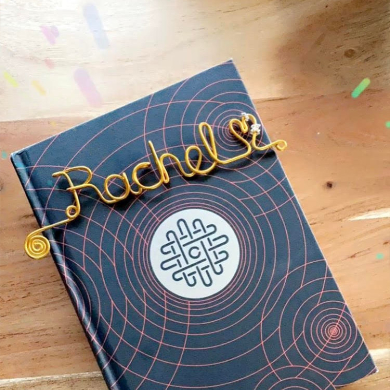 Personalized Wire Bookmarks