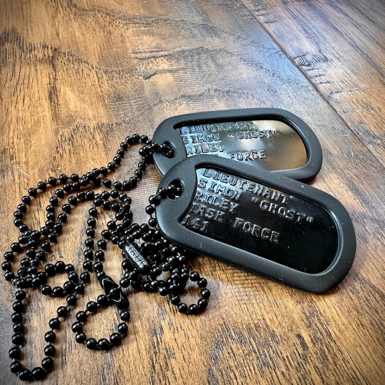 Simon Ghost COD Dog Tag