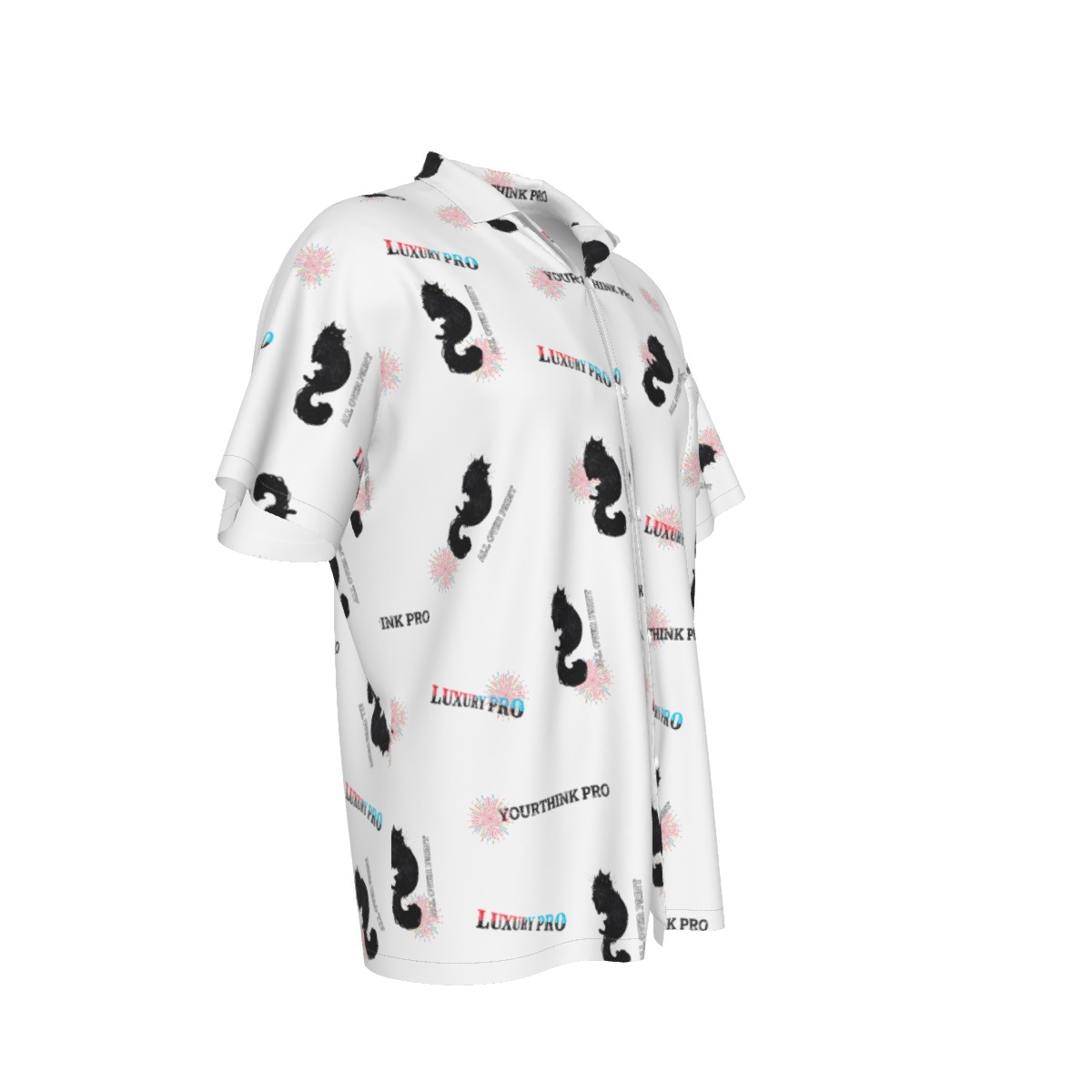 Men's Hawaiian Shirt With Pocket