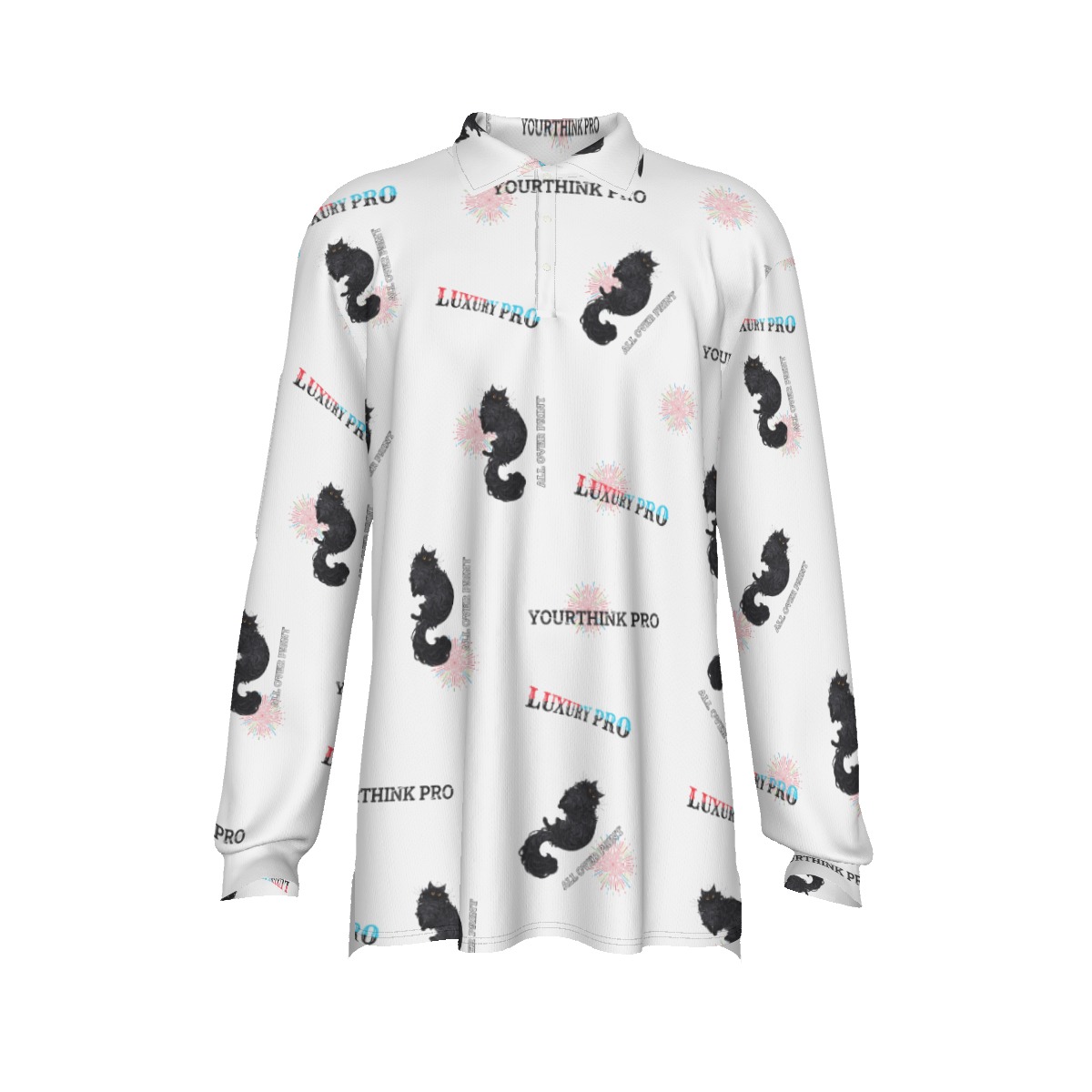 Men's Long Sleeve Polo Shirt