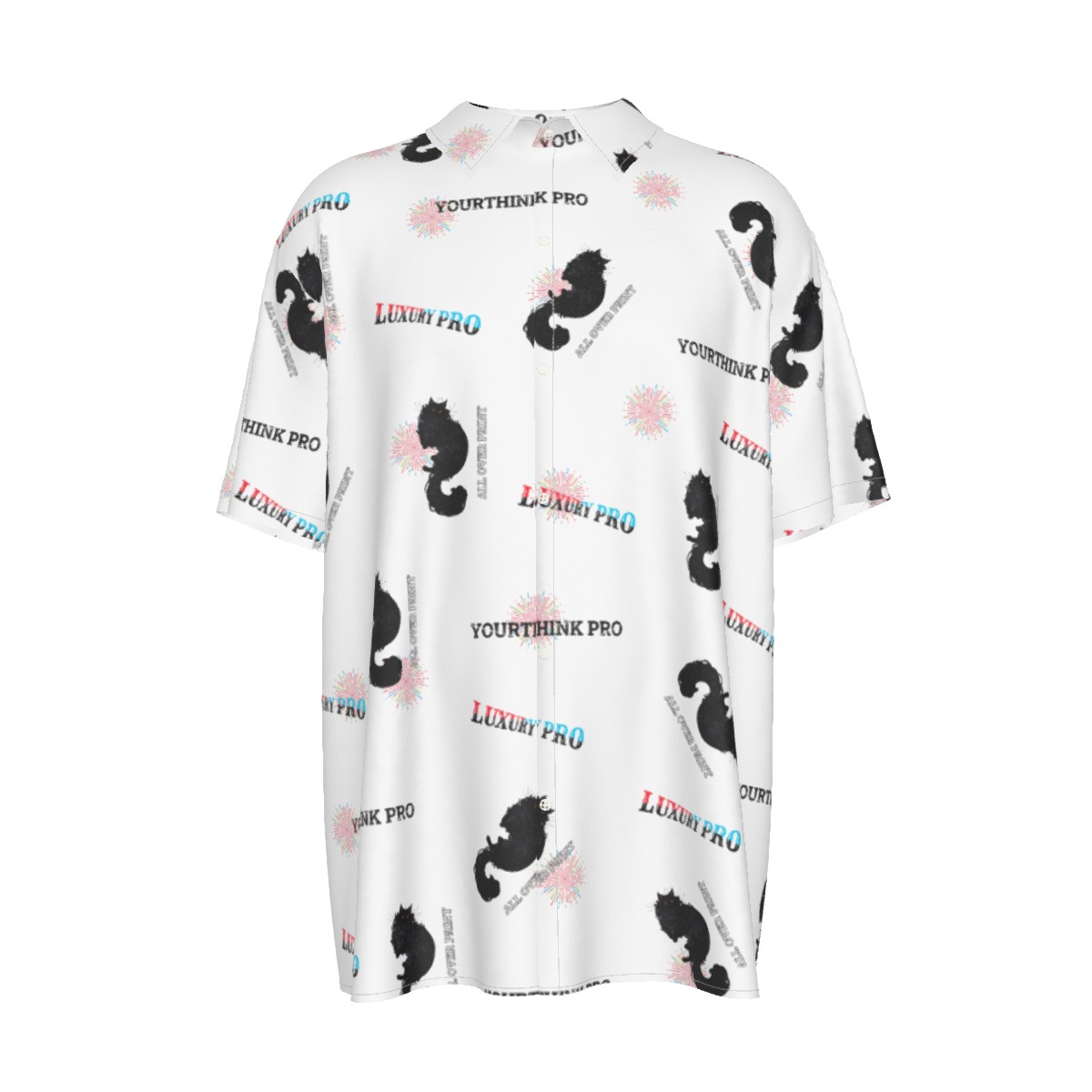 Men's Imitation Silk Short-Sleeved Shirt